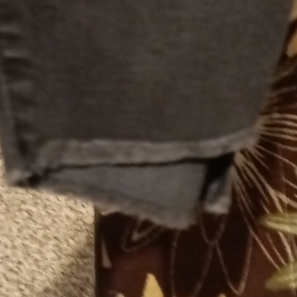 FINAL PRICE MOTHER stunner zip ankle fray black jeans Size 28 - Picture 6 of 16